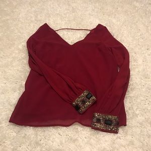 Francesca’s Long Sleeve Blouse